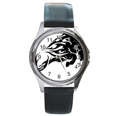 Culture  Round Metal Watch by Shimman