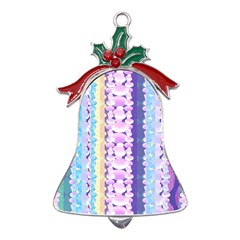 Background Graphic Beautiful Wallpaper Art Metal Holly Leaf Bell Ornament