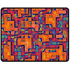 Background Graphic Beautiful Wallpaper Art Abstract Two Sides Fleece Blanket (medium)