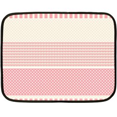 Background Pink Beige Decorative Texture Craft Two Sides Fleece Blanket (mini)