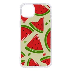 Cute Watermelon Seamless Pattern Iphone 14 Plus Tpu Uv Print Case by Simbadda