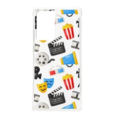 Cinema Icons Pattern Seamless Signs Symbols Collection Icon Samsung Galaxy Note 20 Ultra Tpu Uv Case by Simbadda