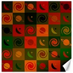 Space Pattern Multicolour Canvas 20  x 20  19 x19.27  Canvas - 1