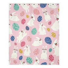 Cute Bunnies Easter Eggs Seamless Pattern Shower Curtain 60  X 72  (medium)  by Simbadda