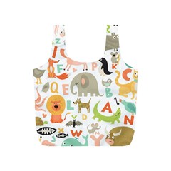 Children Alphabet Seamless Pattern Full Print Recycle Bag (s) by Simbadda