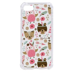 Pink Animals Pattern Iphone Se by Simbadda