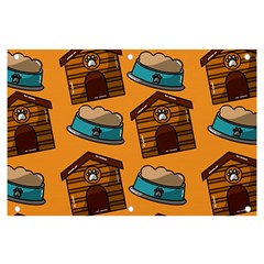 Pet House Bowl Food Seamless Pattern Banner And Sign 6  X 4  by Simbadda