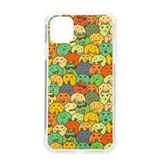 Seamless Pattern With Doodle Bunny Iphone 11 Tpu Uv Print Case by Simbadda