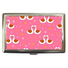 Swan Pattern Elegant Style Cigarette Money Case by Simbadda