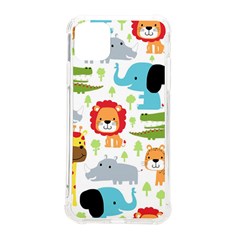 Seamless Pattern Vector With Animals Cartoon Iphone 11 Pro Max 6 5 Inch Tpu Uv Print Case by Simbadda