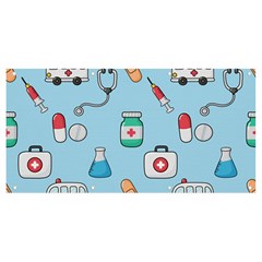 Medical Seamless Pattern Banner And Sign 8  X 4  by Simbadda