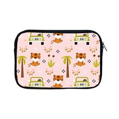 Cute Tiger Car Safari Seamless Pattern Apple Ipad Mini Zipper Cases by Simbadda