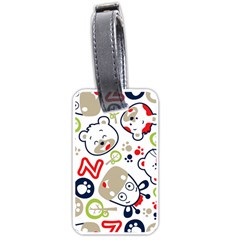 Animals Pattern Luggage Tag (one Side) by Simbadda