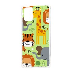 Seamless Pattern Vector With Animals Wildlife Cartoon Samsung Galaxy S20plus 6 7 Inch Tpu Uv Case by Simbadda