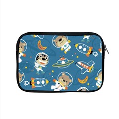 Seamless-pattern-funny-astronaut-outer-space-transportation Apple Macbook Pro 15  Zipper Case by Simbadda