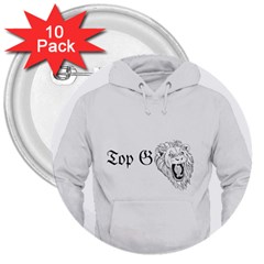 (2)dx Hoodie  3  Buttons (10 Pack)  by Alldesigners