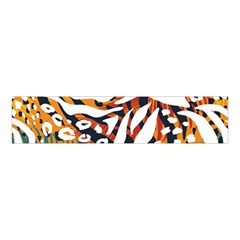 Abstract Geometric Seamless Pattern With Animal Print Velvet Scrunchie