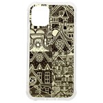 Four Hand Drawn City Patterns iPhone 12 mini TPU UV Print Case	 Front