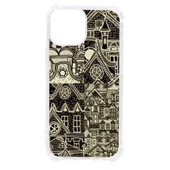 Four Hand Drawn City Patterns Iphone 13 Mini Tpu Uv Print Case by Simbadda