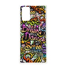 Graffiti Word Seamless Pattern Samsung Galaxy Note 20 Tpu Uv Case by Simbadda