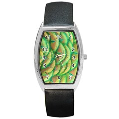 Beautiful Peacock Barrel Style Metal Watch