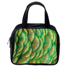 Beautiful Peacock Classic Handbag (one Side)