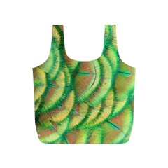 Beautiful Peacock Full Print Recycle Bag (S)