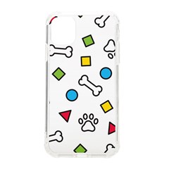 Dog Paw Seamless Pattern Foot Print Bone Iphone 11 Tpu Uv Print Case by Simbadda