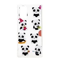 Playing Panda Cartoon Samsung Galaxy Note 20 Tpu Uv Case by Simbadda