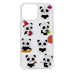 Playing Panda Cartoon Iphone 13 Pro Max Tpu Uv Print Case by Simbadda