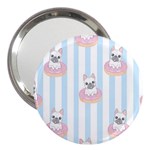 French-bulldog-dog-seamless-pattern 3  Handbag Mirrors Front