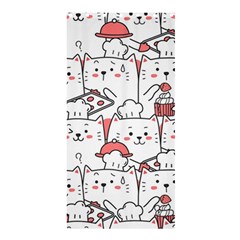 Cute-cat-chef-cooking-seamless-pattern-cartoon Shower Curtain 36  X 72  (stall)  by Simbadda