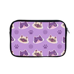 Cute-colorful-cat-kitten-with-paw-yarn-ball-seamless-pattern Apple Macbook Pro 13  Zipper Case by Simbadda