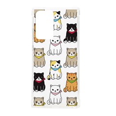 Cat-kitten-seamless-pattern Samsung Galaxy Note 20 Ultra Tpu Uv Case by Simbadda