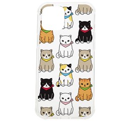 Cat-kitten-seamless-pattern Iphone 12 Pro Max Tpu Uv Print Case by Simbadda