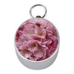 Cherry-blossoms Mini Silver Compasses by Excel