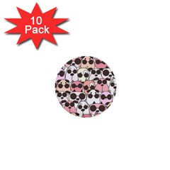 Cute-dog-seamless-pattern-background 1  Mini Buttons (10 pack) 