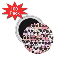 Cute-dog-seamless-pattern-background 1.75  Magnets (100 pack) 