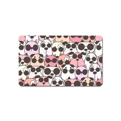 Cute-dog-seamless-pattern-background Magnet (Name Card)