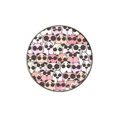 Cute-dog-seamless-pattern-background Hat Clip Ball Marker (10 pack)