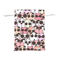 Cute-dog-seamless-pattern-background Lightweight Drawstring Pouch (S)