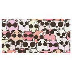 Cute-dog-seamless-pattern-background Banner and Sign 4  x 2 