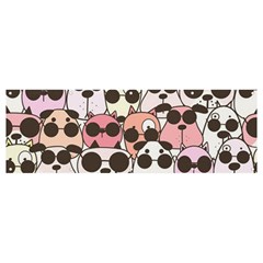 Cute-dog-seamless-pattern-background Banner and Sign 12  x 4 