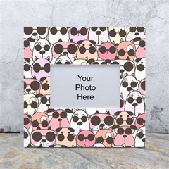 Cute-dog-seamless-pattern-background White Box Photo Frame 4  x 6 