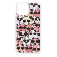 Cute-dog-seamless-pattern-background iPhone 13 mini TPU UV Print Case