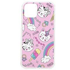Beautiful-cute-animals-pattern-pink Iphone 12 Pro Max Tpu Uv Print Case by Simbadda