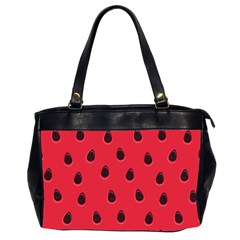 Seamless-watermelon-surface-texture Oversize Office Handbag (2 Sides)