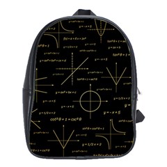 Abstract-math Pattern School Bag (large) by Simbadda