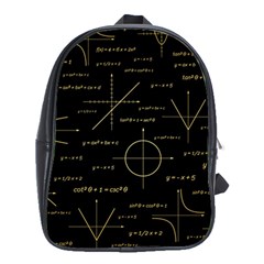 Abstract-math Pattern School Bag (xl) by Simbadda