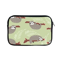 Sloths-pattern-design Apple Ipad Mini Zipper Cases by Simbadda